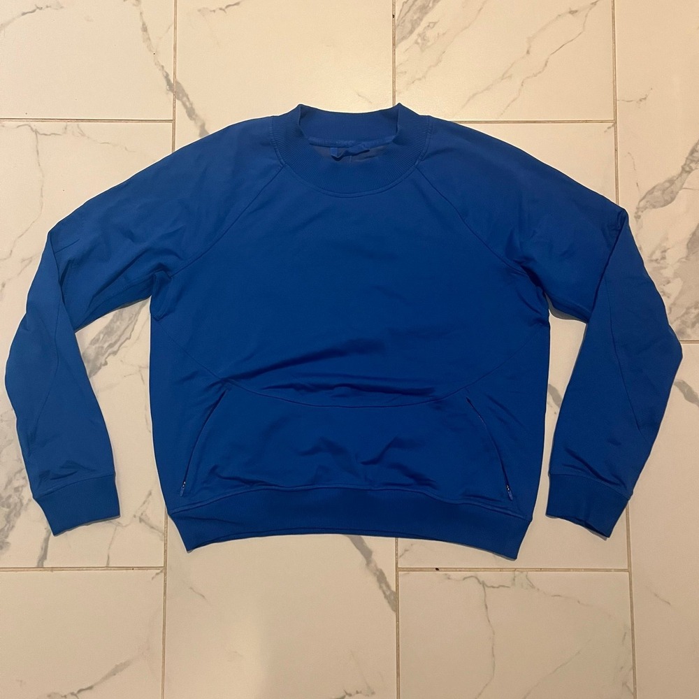Lululemon City Sweat Crew Wild Blueberry sz 8